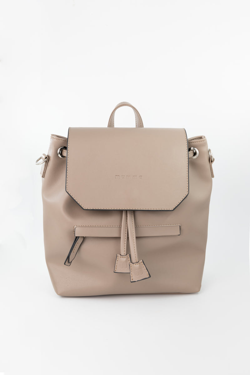 Mochila-bolsa mini Petricor Taupe