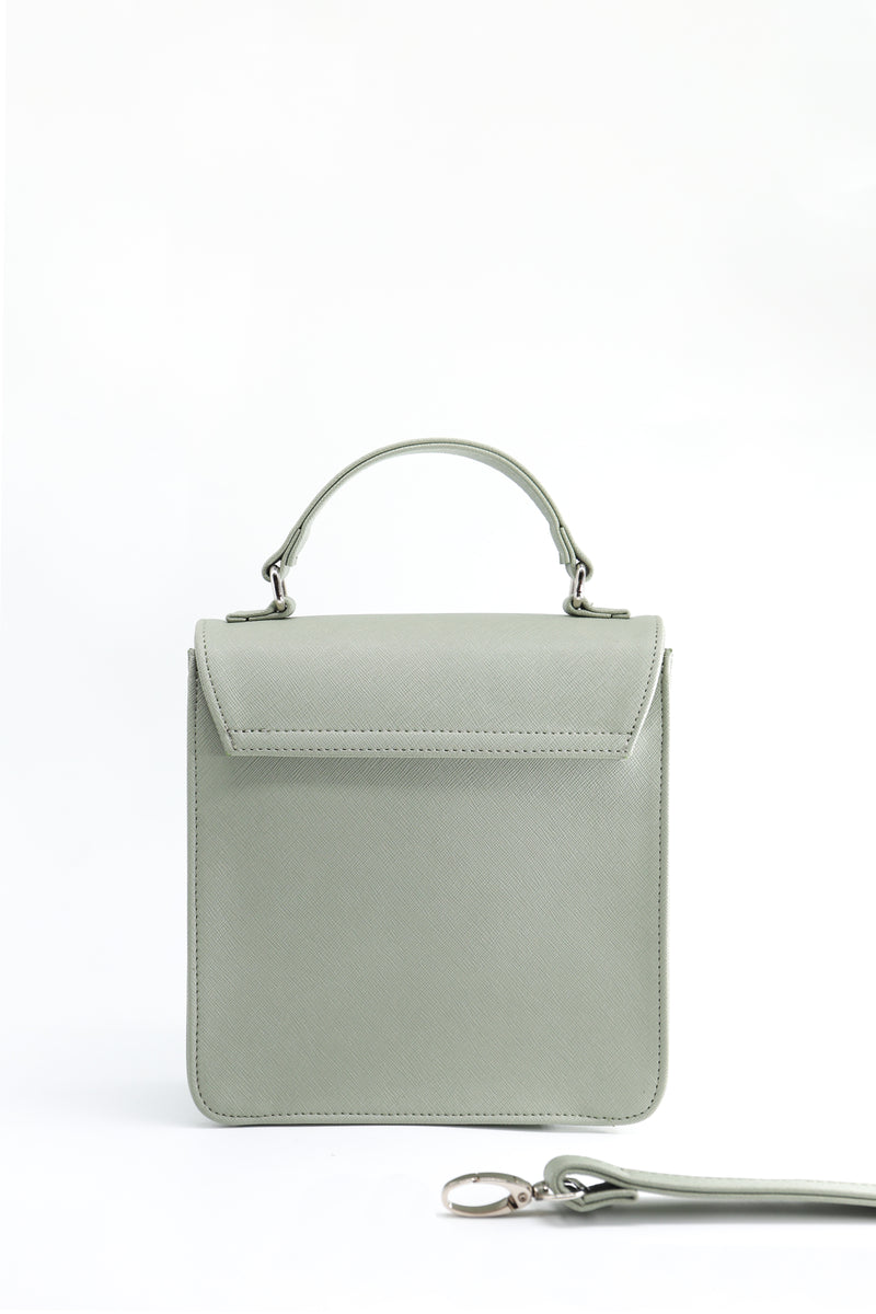 Bolso Metamorfosis Tipo Crossbody Verde Pistache