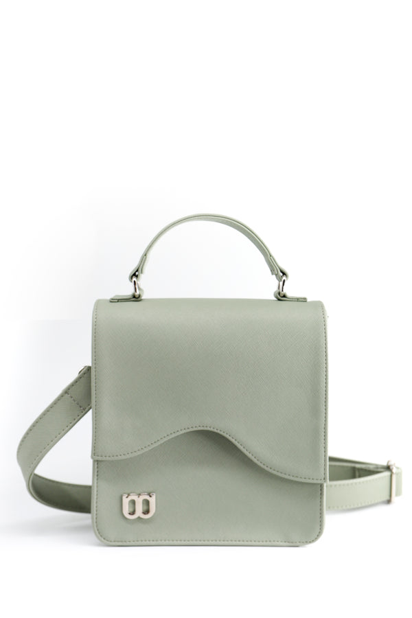 Bolso Metamorfosis Tipo Crossbody Verde Pistache