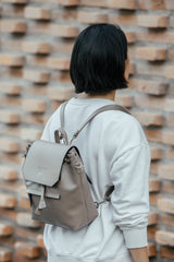 Mochila-bolsa mini Petricor Taupe